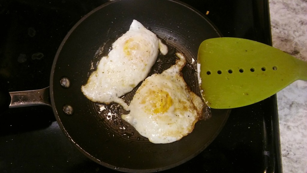 slow morning calls for fried eggs